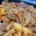 El cooksnap de Juli Trovellesi cuando hizo Guiso de fideos.