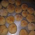 El cooksnap de reina cuando hizo Masa fácil pancitos de queso.