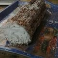 El cooksnap de lili cuando hizo Brazo gitano de crema pastelera, cubierto de mermelada.