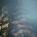 El cooksnap de Mario H. Davi cuando hizo Chorizo, morcilla, salchicha parrillera y queso a la parrilla.