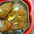 Naira Garg's cooksnap of when they made Aate ka halwa.