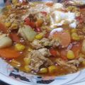 El cooksnap de Silvina Deagustini cuando hizo Cazuela de Pollo.