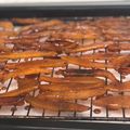 El cooksnap de Daniela Gimenez cuando hizo Cascaras de naranja caramelizadas.