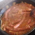 El cooksnap de Irene Perez cuando hizo Salchichas encebolladas.