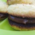 El cooksnap de Virginia Pisano cuando hizo Alfajores de coco con dulce de leche.