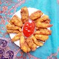 کوک اسنپ علی بعد از امتحان کردن فیله مرغ سوخاری.