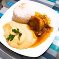 El cooksnap de Diana Cordero cuando hizo Puré de papa con pollo adobado a la olla.