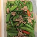รูป Cooksnap ของ ไอซ์ icecream เมื่อเขาทำ ถั่วลันเตาผัดหมูสับ สูตร low sodium : อาหารลดน้ำหนัก