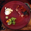 priony's cooksnap of when they made Bacon wrapped stuffed pork chops.