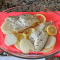 El cooksnap de Bea cuando hizo Lubina al horno con Limón y patatas.