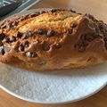 El cooksnap de Sandra cuando hizo Bizcocho con pepitas de chocolate y pasas.