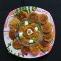 Saroj Shah का कुकस्नैप जब उन्होंने सेव नमकीन टिक़्की चाट (sev namkeen tikki chaat recipe in Hindi) बनाया था।