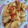 Cooksnap dari Mirah Delima untuk resep Egg Tofu Cabe Garam