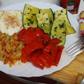 El cooksnap de Ali :) cuando hizo Calabacín al horno con ajo y perejil.