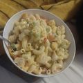 Jared Strickland and Karla Dennington's cooksnap of when they made Southwestern Chicken Mac & Cheese.