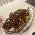El cooksnap de Alicia Lagarto cuando hizo Lomo de cerdo al horno con salsa de mostaza, naranja y romero.