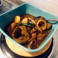 Cooksnap Nad Syira semasa beliau membuat Daging kicap simple.