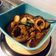 Cooksnap Nad Syira semasa beliau membuat Daging kicap simple.