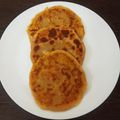 Chandra kamdar का कुकस्नैप जब उन्होंने खिचड़ी का पराठा (khichdi ka paratha recipe in Hindi) बनाया था।