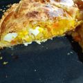 El cooksnap de Luu Guzmán cuando hizo Tarta de calabaza, zanahoria y choclo (masa casera).