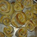 El cooksnap de Doris Navarrete Gomez cuando hizo Rosas de empanadas de jamón y queso.