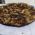 El cooksnap de Claudia Analía cuando hizo Tortilla de papas.