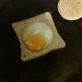 El cooksnap de Esther Soto cuando hizo Huevos en canasta.