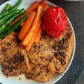 Cooksnap dari Eza Agustiningsih untuk resep 150. Grilled Chicken Steak With Potato Wedges