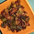 lata nawani malasi का कुकस्नैप जब उन्होंने चटपटी भिंडी (Chatpati bhindi recipe in hindi) बनाया था।