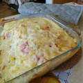 El cooksnap de Jesús Ruiz cuando hizo Pastel de Patatas con queso y jamón de york.