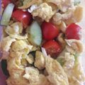 Cooksnap dari SHLink untuk resep Scramble egg with Zucchini and Tomatoes #diet