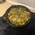 El cooksnap de Eduardo Agudo Alba cuando hizo Judías verdes con gambas peladas.