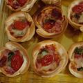El cooksnap de @carmenchy_ cuando hizo Canastitas caprese.