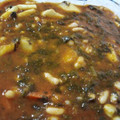 El cooksnap de Elena C cuando hizo Potaje de judías pintas, espinacas y bacalao.