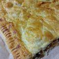 El cooksnap de Elena M cuando hizo Empanada de dátiles, bacon, jamón y queso.