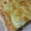 El cooksnap de Elena M cuando hizo Empanada de dátiles, bacon, jamón y queso.