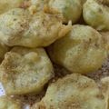 Fary Feroz's cooksnap of when they made Aloo ke pakory.