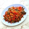 Cooksnap dari Rini Dwi Astuti untuk resep 505. Dendeng Paru Balado Merah