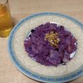 El cooksnap de Antonio cuando hizo Lombarda con manzana y pasas.