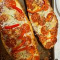 Elyse Rose's cooksnap of when they made French bread pizza.