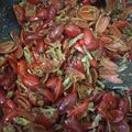 Cooksnap dari Agnes Ari Puspita untuk resep Oseng kulit melinjo teri pedes Lombok ijo