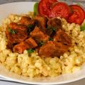 violet72 Cooksnap-ja, amikor elkészítette a(z) Tarhonyás hús receptet.