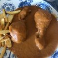 El cooksnap de Cristina García cuando hizo Jamoncitos de pollo en salsa andaluza.