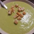 El cooksnap de Cristina cuando hizo Crema de melón, pepino y aguacate.