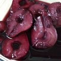 El cooksnap de Patricia Otano cuando hizo Peras al vino tinto.