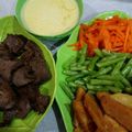 Cooksnap dari Sofia Wigati Rahadi untuk resep Beef Steak Saus Keju with Potato Wedges