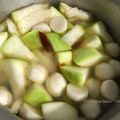 Cooksnap Dapur Yusfarisyia semasa beliau membuat Labu Air Tumis Ikan Bilis.