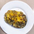 El cooksnap de Pepe López cuando hizo Berenjenas rellenas con champiñones y bechamel.