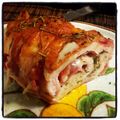 frank.vil's cooksnap of when they made bacon wrapped stuffed chicken.