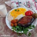 کوک اسنپ مطبخ لیلا بعد از امتحان کردن لونگی بادمجان شمالی.